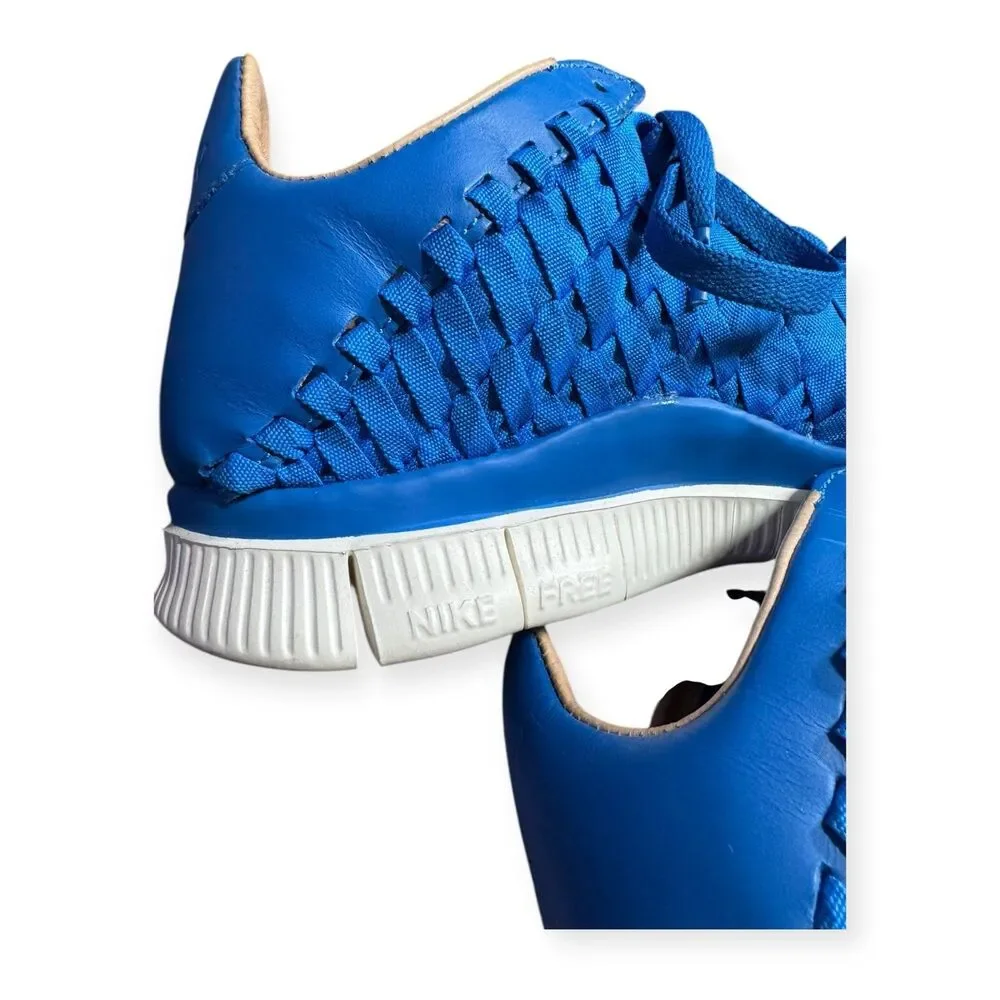Nike Free Inneva Woven SP Sneakers Photo Blue 598384-400‎ Men's Size 10